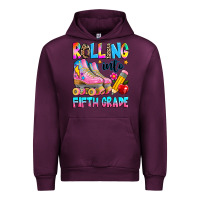 Mauve Wine rolling into fifth grade Urban Hoodie - texasbilliewilder