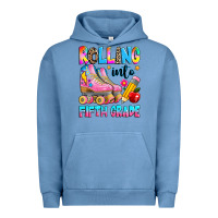 Pigment Pebble Blue rolling into fifth grade Urban Hoodie - texasbilliewilder