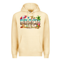 Pina Colada the beach is my happy place Premium Hoodie - texasbilliewilder