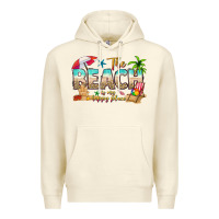 Sandshell the beach is my happy place Premium Hoodie - texasbilliewilder
