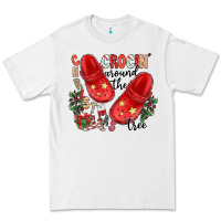 White christmas crocin around the tree Premium Tee - CowhideDigitalArt