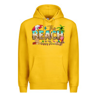 Lemon the beach is my happy place Premium Hoodie - texasbilliewilder