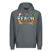 Rock the beach is my happy place Premium Hoodie - texasbilliewilder