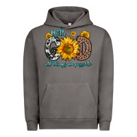 Pigment Tornado with god all things are possible sunflower Urban Hoodie - Zillion Design Studio