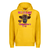Lemon my first valentine's day highland calf Premium Hoodie - RanaPortraitStore