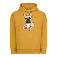 Pigment Peanut Butter french bulldog sitting Urban Hoodie - RanaPortraitStore