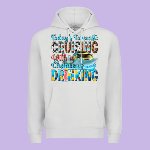 Todays Forecast  Cruising With A Chance Of Drinkin Premium Hoodie Designed By Texasbilliewilder
