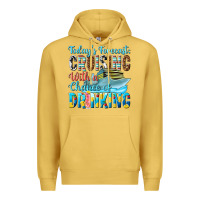 Antique Gold todays forecast  cruising with a chance of drinkin Premium Hoodie - texasbilliewilder