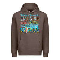 Coffee todays forecast  cruising with a chance of drinkin Premium Hoodie - texasbilliewilder