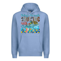 Colony Blue todays forecast  cruising with a chance of drinkin Premium Hoodie - texasbilliewilder