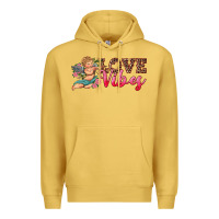 Antique Gold love vibes cupid Premium Hoodie - RanaPortraitStore