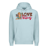 Blue Mist love vibes cupid Premium Hoodie - RanaPortraitStore