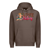 Coffee love vibes cupid Premium Hoodie - RanaPortraitStore
