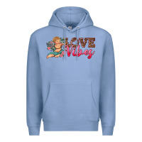 Colony Blue love vibes cupid Premium Hoodie - RanaPortraitStore