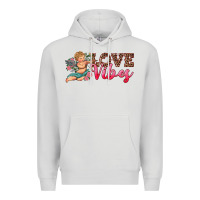 Dove Grey love vibes cupid Premium Hoodie - RanaPortraitStore