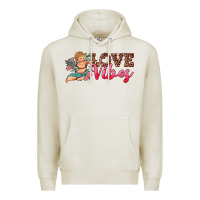 Oatmeal Heather love vibes cupid Premium Hoodie - RanaPortraitStore
