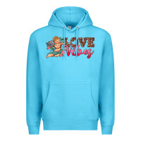 Ocean Blue love vibes cupid Premium Hoodie - RanaPortraitStore