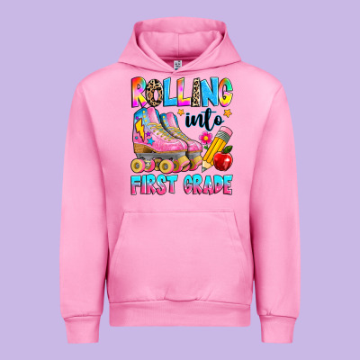 Rolling Into First Grade Urban Hoodie Designed By Texasbilliewilder