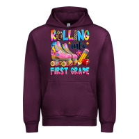 Mauve Wine rolling into first grade Urban Hoodie - texasbilliewilder