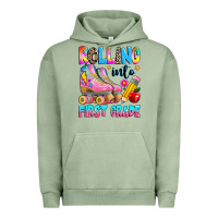 Pigment Oil Green rolling into first grade Urban Hoodie - texasbilliewilder