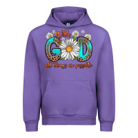 Tulip with god all things are possible daisy Urban Hoodie - Zillion Design Studio