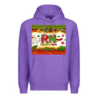 Purple registered nurse juneteenth Premium Hoodie - Zillion Design Studio