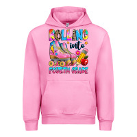 Fuchsia Pink rolling into fourth grade Urban Hoodie - texasbilliewilder