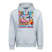 Heather Grey rolling into fourth grade Urban Hoodie - texasbilliewilder