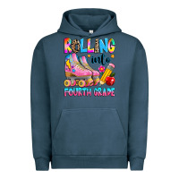Pigment Midnight Navy rolling into fourth grade Urban Hoodie - texasbilliewilder