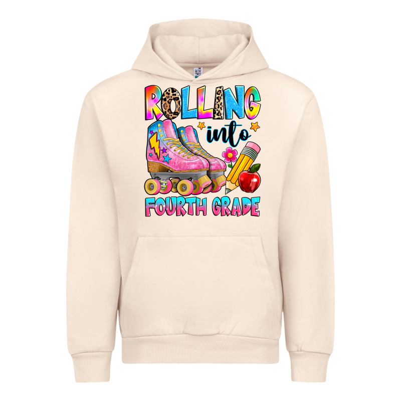 Rolling Into Fourth Grade Urban Hoodie by texasbilliewilder | Teevron