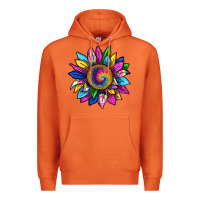 Carrot tie dye sunflower Premium Hoodie - texasbilliewilder