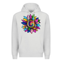 Tie Dye Sunflower Premium Hoodie | Teevron