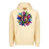 Pina Colada tie dye sunflower Premium Hoodie - texasbilliewilder