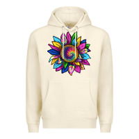 Sandshell tie dye sunflower Premium Hoodie - texasbilliewilder