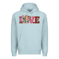 Blue Mist love cupid Premium Hoodie - RanaPortraitStore