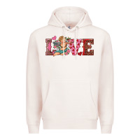 Pale Pink love cupid Premium Hoodie - RanaPortraitStore