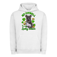 Pigment Lunar Rock st patricks day my pitbuli my lucky charm Urban Hoodie - RanaPortraitStore