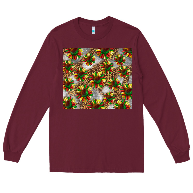 Juneteenth Sunflowers Long Sleeve Tee by BarkalooDesign | Teevron