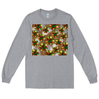 Heather Grey juneteenth sunflowers Long Sleeve Tee - BarkalooDesign
