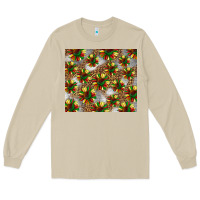 Mushroom juneteenth sunflowers Long Sleeve Tee - BarkalooDesign