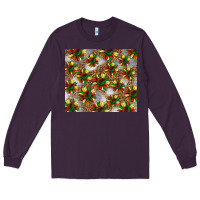 Plum juneteenth sunflowers Long Sleeve Tee - BarkalooDesign