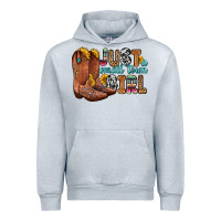 Heather Grey just a small town girl Urban Hoodie - Zillion Design Studio