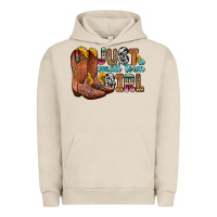 Pigment French Oak just a small town girl Urban Hoodie - Zillion Design Studio