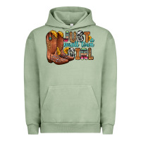 Pigment Oil Green just a small town girl Urban Hoodie - Zillion Design Studio