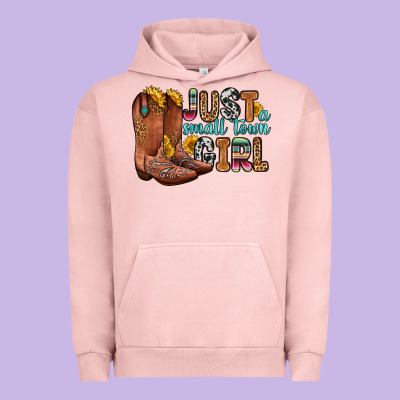Just A Small Town Girl Urban Hoodie Designed By Zillion Design Studio