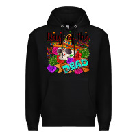 Black mexican day of the dead Premium Hoodie - Zillion Design Studio