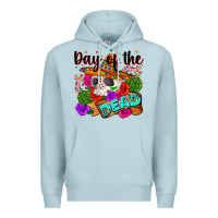 Blue Mist mexican day of the dead Premium Hoodie - Zillion Design Studio