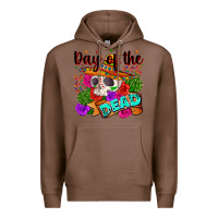 Chestnut mexican day of the dead Premium Hoodie - Zillion Design Studio