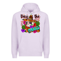 Lilac mexican day of the dead Premium Hoodie - Zillion Design Studio