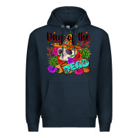Navy mexican day of the dead Premium Hoodie - Zillion Design Studio